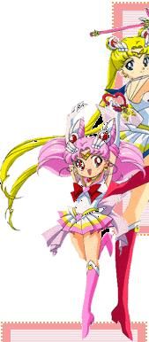 Sailor Moon and Sailor Chibi Monn - EvelinChan - ღ��.♥.�� Sailor Moonღ��.♥.��