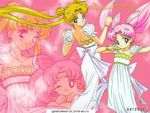 Sailor Moon and Sailor Chibi Monn - EvelinChan - ღ��.♥.�� Sailor Moonღ��.♥.��