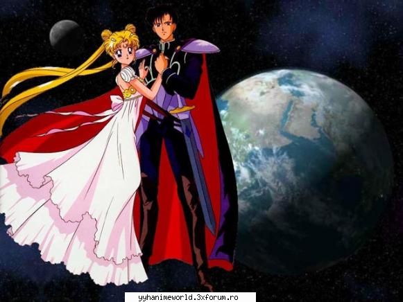 Tuxedo Mask and Sailor moon - EvelinChan - ღ��.♥.�� Sailor Moonღ��.♥.��